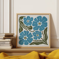 Forget Me Not Cross Stitch Kit