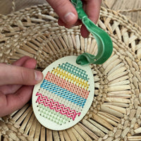 Stitched Egg Ornament Kit