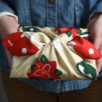 Holiday Cheer Furoshiki Wrapping Cloth ~20"
