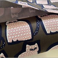 Cat Cotton Twill - Olive