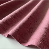 Hand-Dyed Wrinkle Finish Cotton Sheeting - Smoky Rose