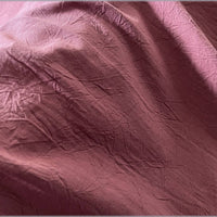 Hand-Dyed Wrinkle Finish Cotton Sheeting - Smoky Rose