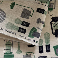 Lamp Cotton Slub Poplin - Green