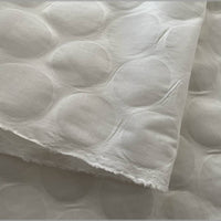 Polka Dot 80ct Cotton Lawn, Off White