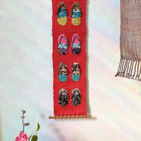 Four Sandals Sakiori Tapestry