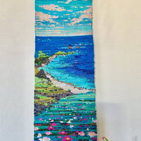 Sea Breeze Sakiori Handwoven Wall Hanging