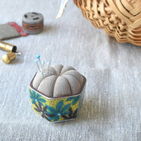 Kutani Pin Cushion, Bisque Yoshidaya