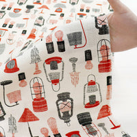 Lamp Cotton Slub Poplin - Blue