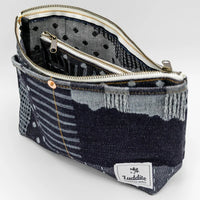 Okayama Denim Large Pouch - Patchwork Mosaic
