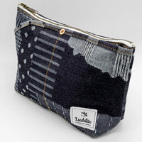 Okayama Denim Large Pouch - Patchwork Mosaic