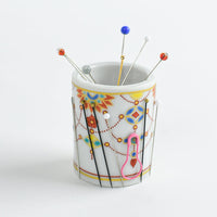 Kutani Magnetic Pin Holder, Yorakumon