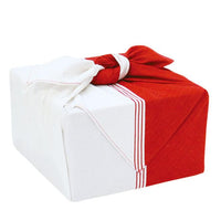 Red & White Furoshiki Wrapping Cloth - 19-1/2"