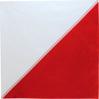 Red & White Furoshiki Wrapping Cloth - 19-1/2"
