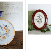 Embroidery Garden of Flowers & Animals by Mayuka Morimoto