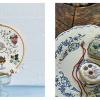 Embroidery Garden of Flowers & Animals by Mayuka Morimoto