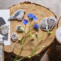 Embroidery Garden of Flowers & Animals by Mayuka Morimoto