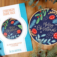Merry Christmas Embroidery Cloth