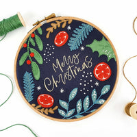 Merry Christmas Embroidery Cloth