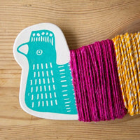 Hand-Spun Twine - Fuschia & Orange