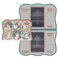 Needle Book from Sajou - Art Nouveau