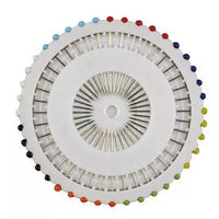 Glass Head Pin Rosettes - Girl with Cat