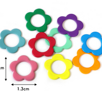 Flower Stitch Markers Set of 10