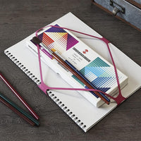 Classic 4-Corner Rubber Bands, Set of 2