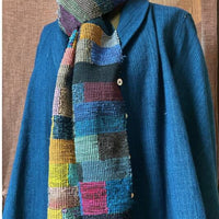 Handwoven Sakiori - Mosaic of Light & Dark