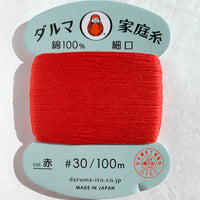 Daruma Hand Sewing Thread, 30 wt