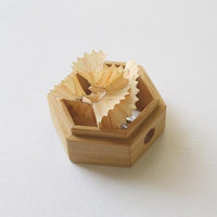 Parquet Pencil Sharpener, White