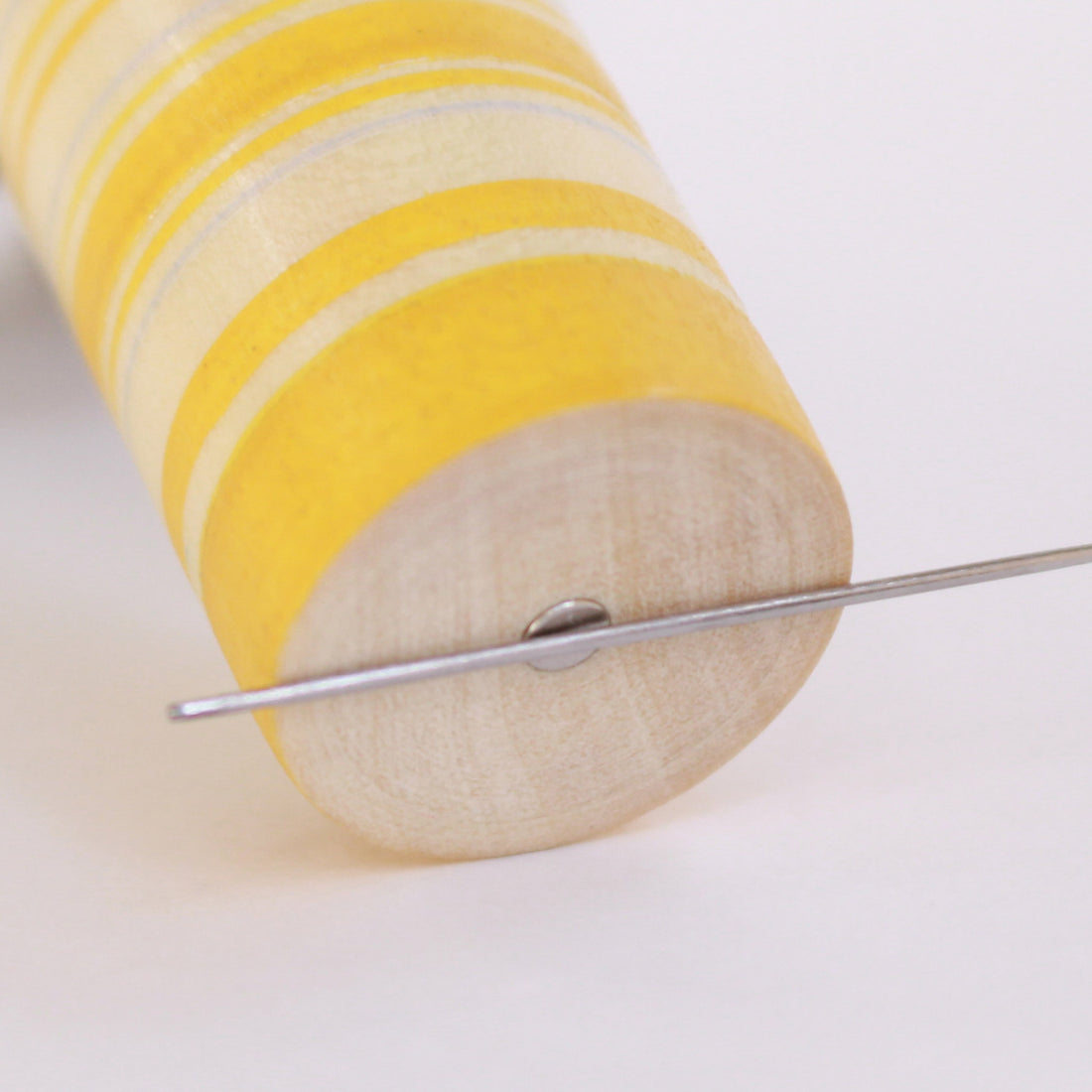 Kokeshi Doll Pin Cushion, Yellow