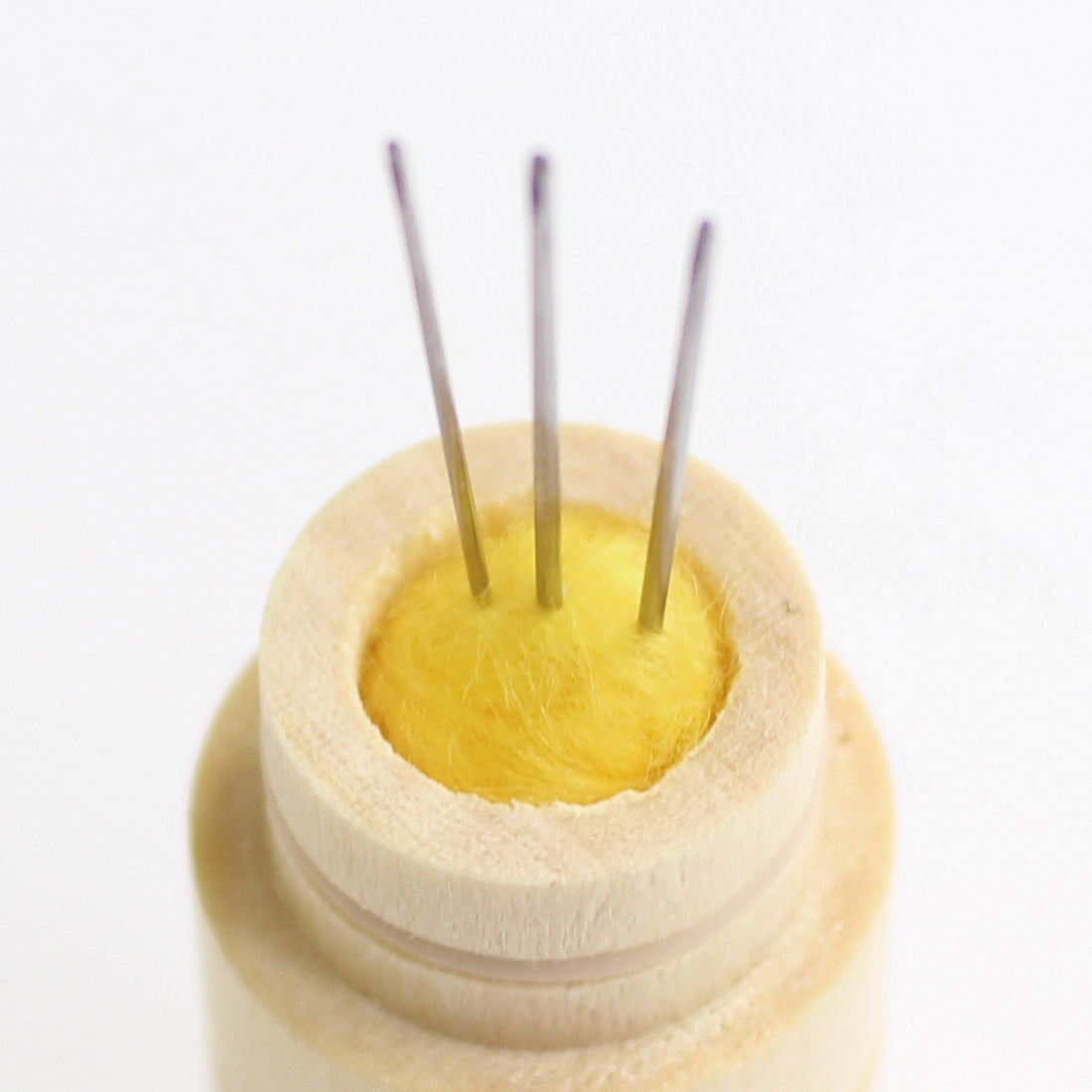 Kokeshi Doll Pin Cushion, Yellow