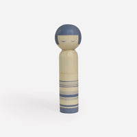 Kokeshi Doll Pin Cushion, Blue