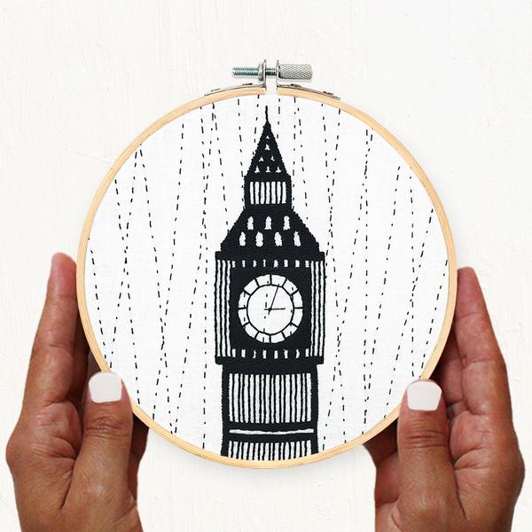 Big Ben, London Embroidery Kit – Brooklyn Haberdashery