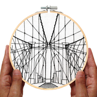 Brooklyn Bridge Embroidery Kit
