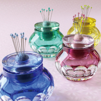 Otaru Kiriko Pin Cushion, Yellow