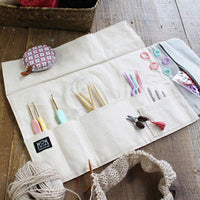 WaxedCanvas Tool Case, Charcoal/Blue