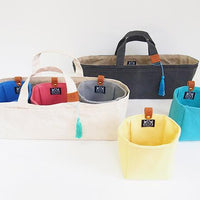 Waxed Canvas Work Bag, Blue Tassel