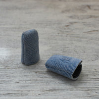 Leather Thimble, Denim