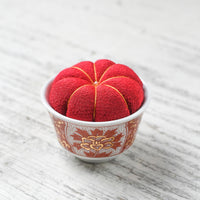 Kutani Pin Cushion, Red Iidaya