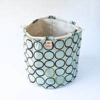 Asa Bucket Bag, Gold Circles Edition