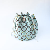 Asa Bucket Bag, Gold Circles Edition