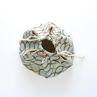 Asa Bucket Bag, Gold Circles Edition