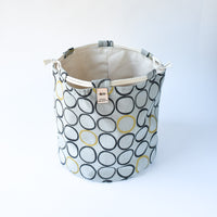 Asa Bucket Bag, Gold Circles Edition