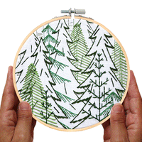 Into The Woods Embroidery Kit