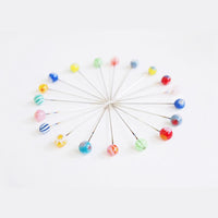Glass Head Tombo-dama Flower Pins