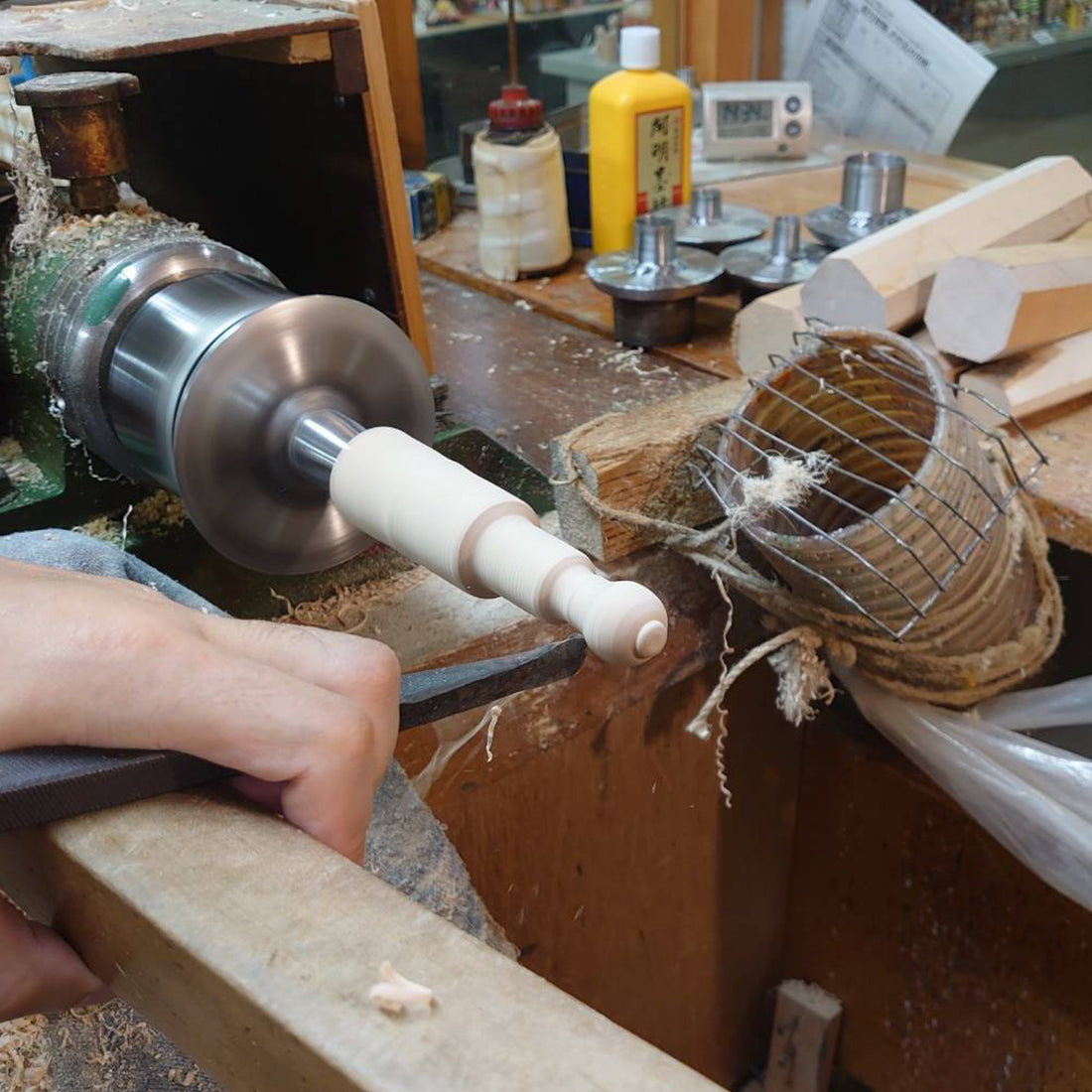 Kokeshi Doll Pin Cushion, Yellow