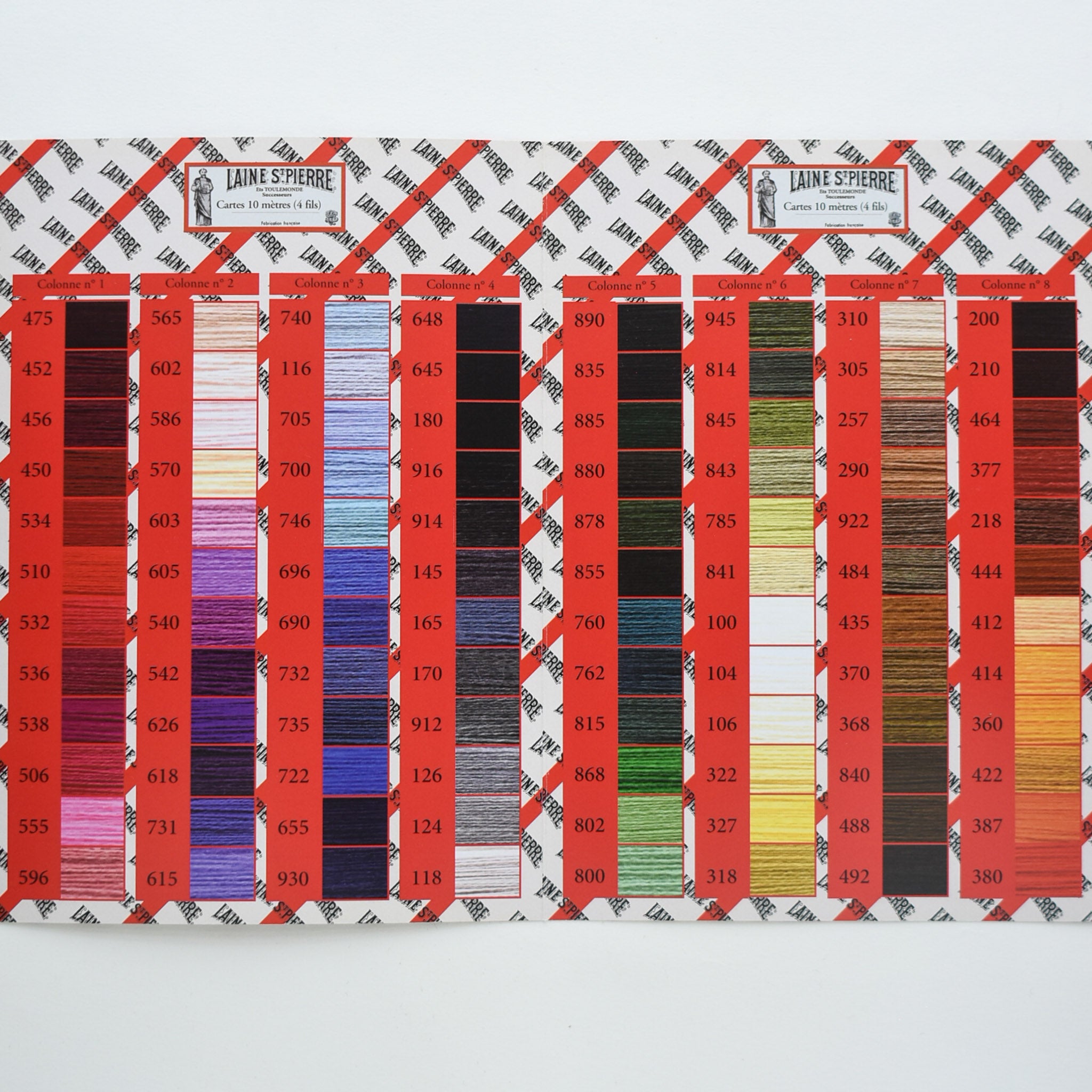 Thread Color Chart -- Laine St-Pierre thread – Brooklyn Haberdashery