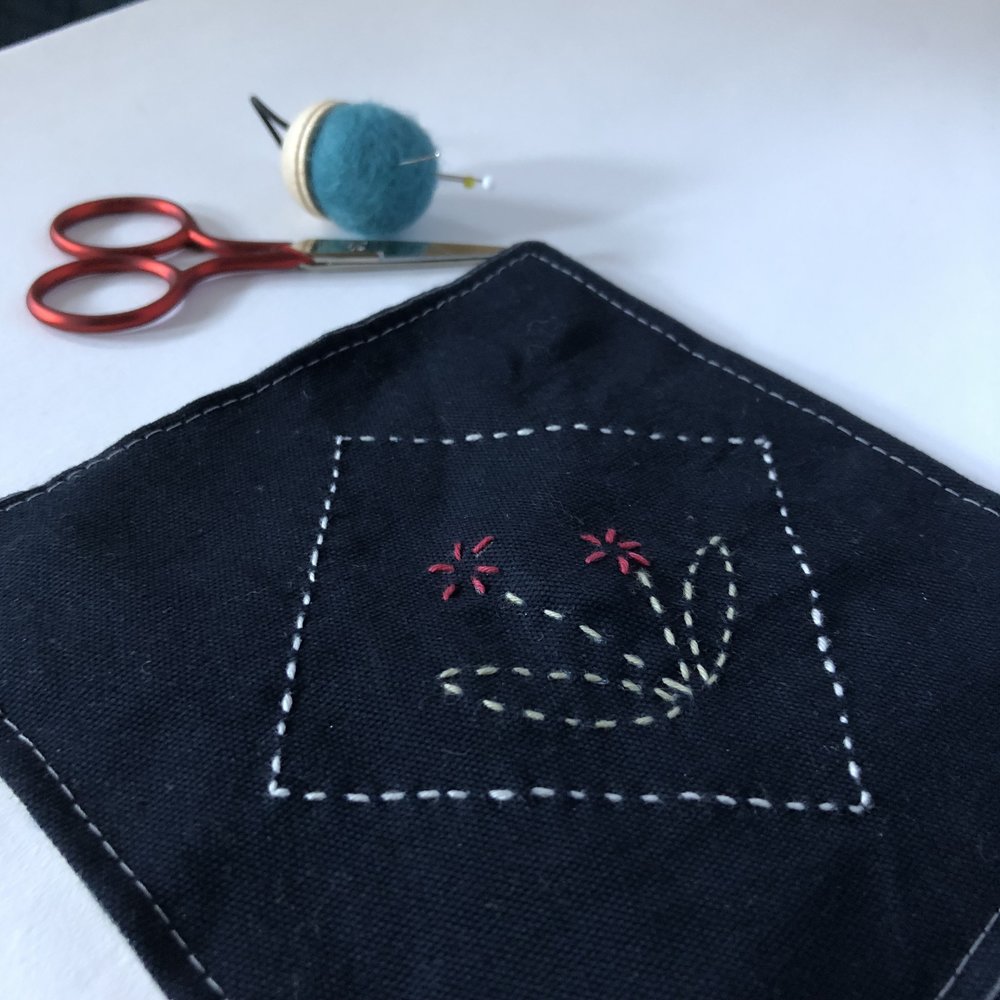 Sashiko Coaster Supply Kit – Brooklyn Haberdashery
