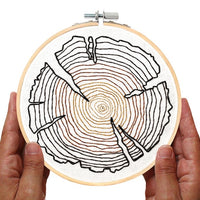 Tree Rings Embroidery Kit